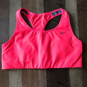 NWOT Nike Dri-fit Sports Bra, Neon Pink, racerback